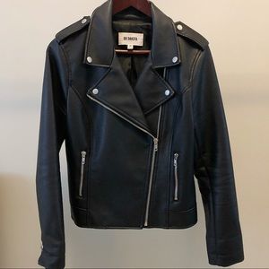 Vegan Leather Moto Jacket